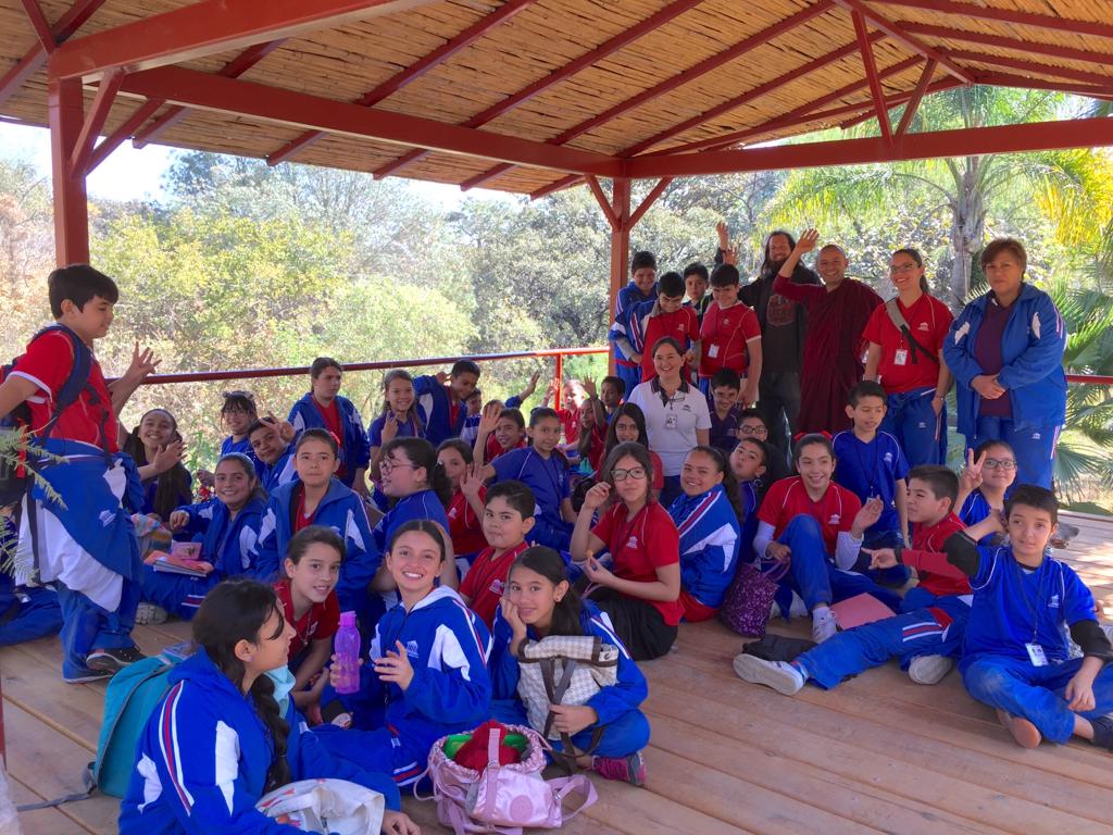 Buddhist monks helping youth - Prevention programs for children in Mexico